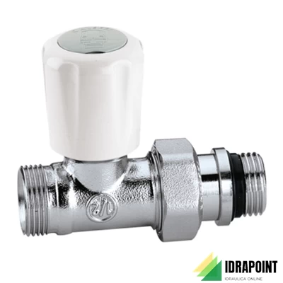 VALVOLA TERMOSTATIZZABILE CROMATA DIRITTA X RAME Ø 1/2