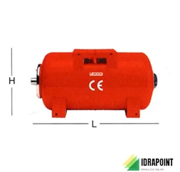 VASO A MEMBRANA ORIZZONTALE CON BASE  LT. 20