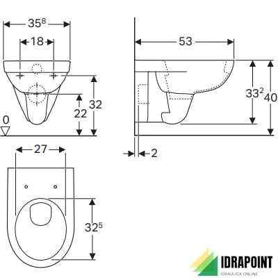 VASO SOSPESO - SELNOVA BIANCO
