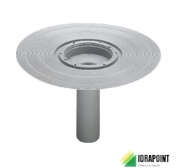 SCARICO CON GRIGLIA USCITA VERTICALE PER TERRAZZE Ø 50 MM