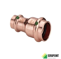 MANICOTTO RIDOTTO 2415.2 IN RAME X ACQUA Ø 15X12 F/F