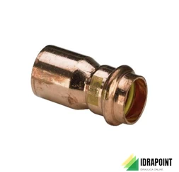 MANICOTTO RIDOTTO 2615.1 RAME A PRESSIONE GAS Ø 15X14 M/F