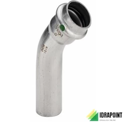 CURVA 45° MF 2326.1 INOX PRESSIONE X ACQUA Ø 18 MM