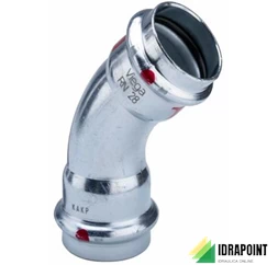 CURVA A 45° FF ZINCATA PRESTABO Ø 15 MM