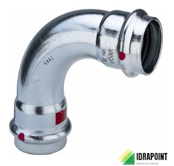 CURVA A 90° FF ZINCATA PRESTABO Ø 15 MM