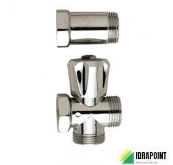 RUBINETTO CON ATTACCO LAVATRICE E DISTANZIATORE - Ø 3/4