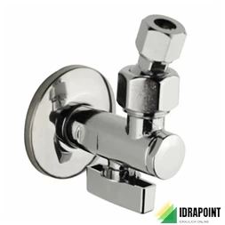 RUBINETTO SOTTOLAVABO CON FILTRO 1/2 SFERA+LEVA SNODO