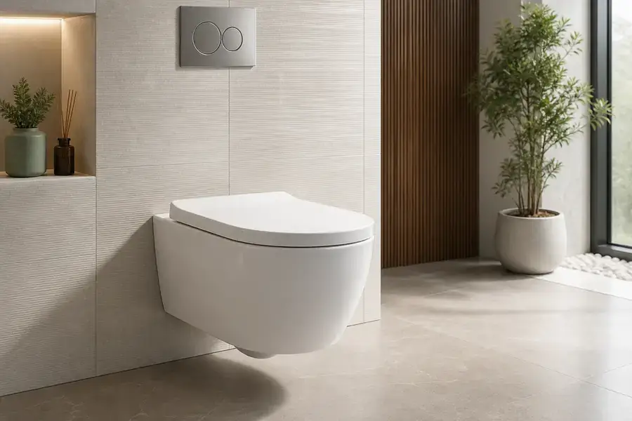 Vaso sospeso con sedile serie Connect